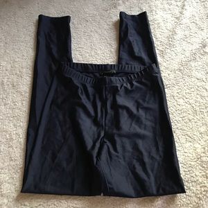 F21 navy disco leggings